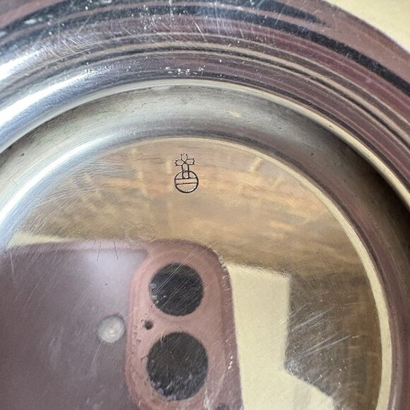 VTG Barker Brothers England Silver Plate Round Footed Reticulated Bowl Ornate - Picture 9 of 10